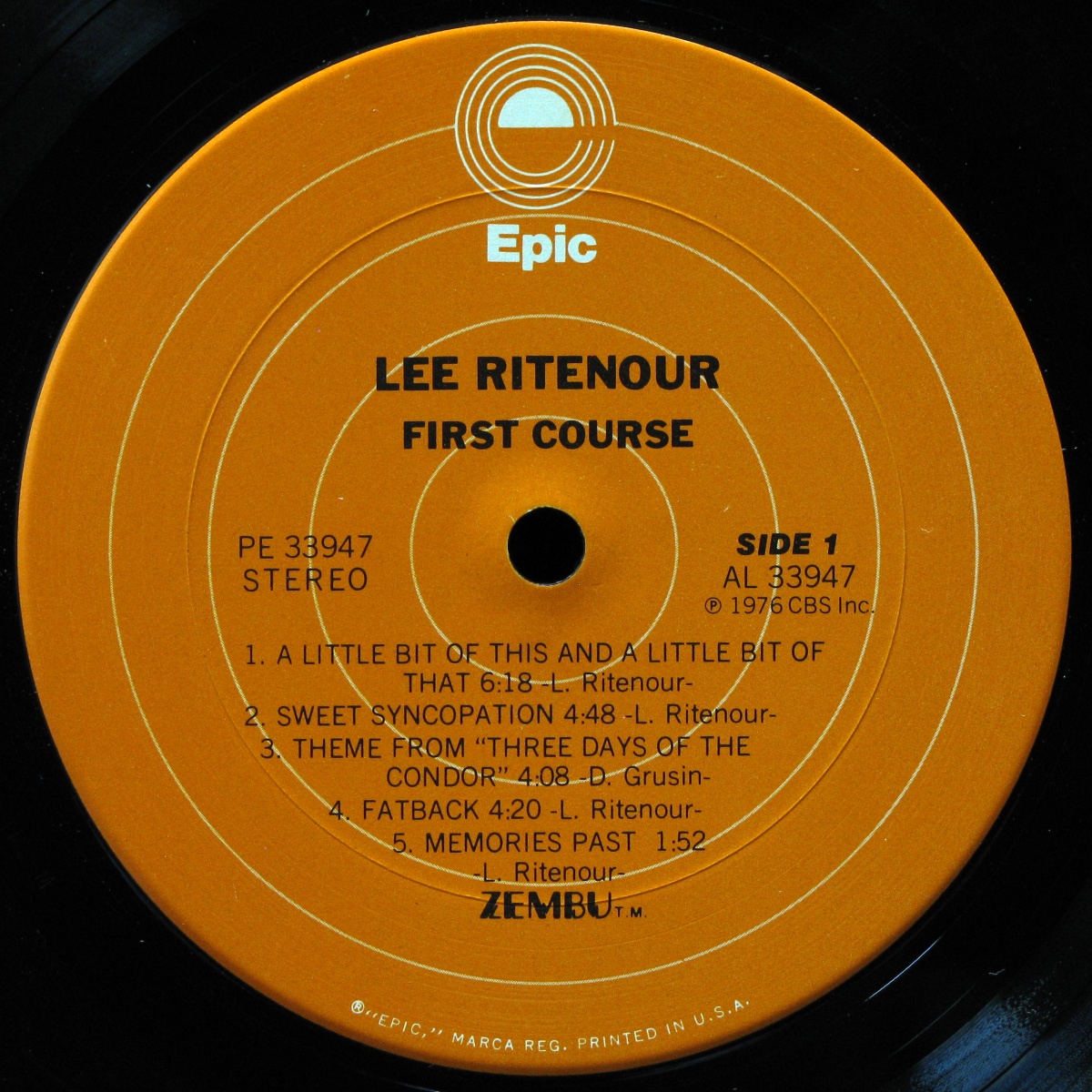 LP Lee Ritenour — First Course фото 2