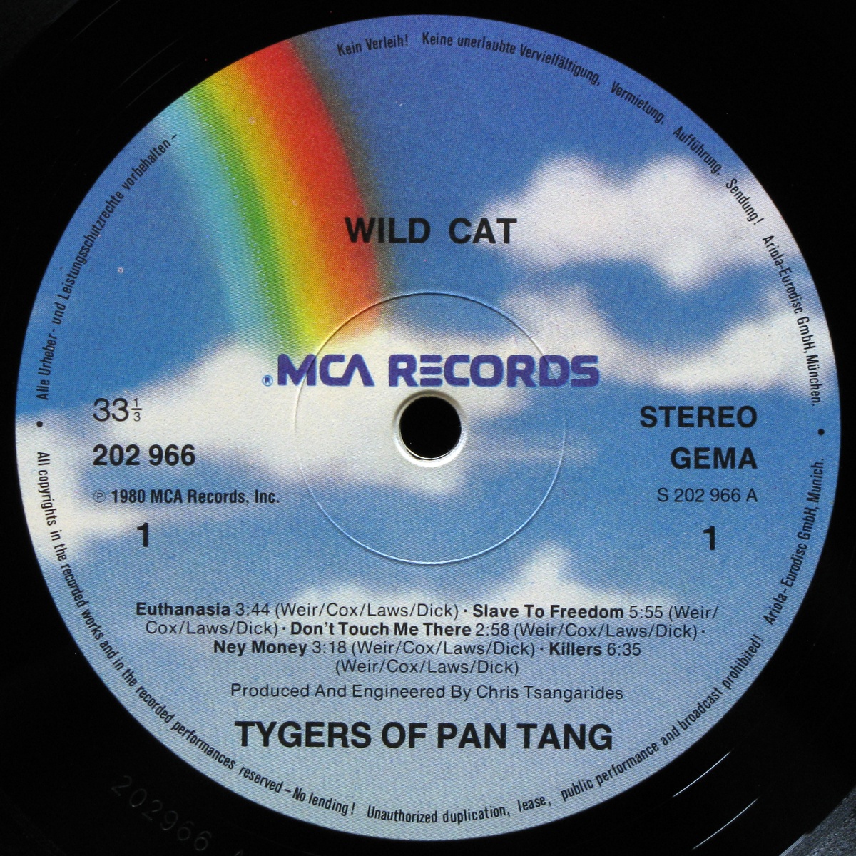 LP Tygers Of Pan Tang — Wild Cat фото 3