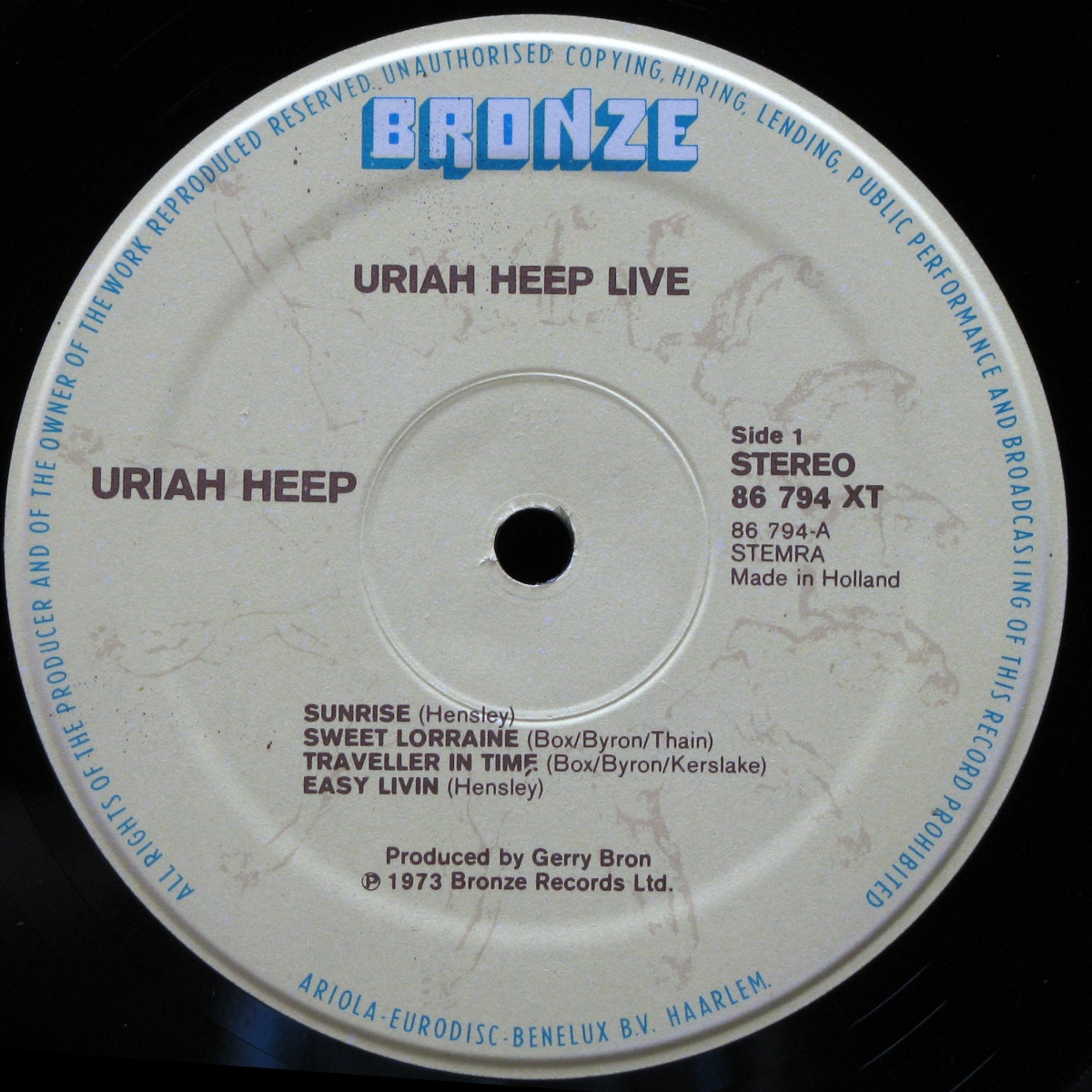 LP Uriah Heep — Live (2LP, coverbooklet) фото 3