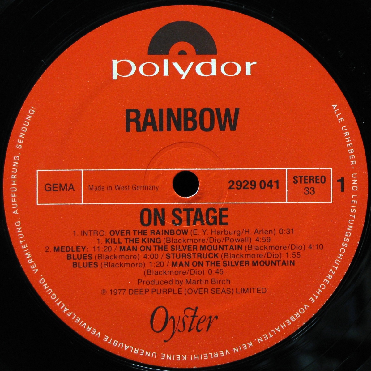 LP Rainbow — On Stage (2LP) фото 3