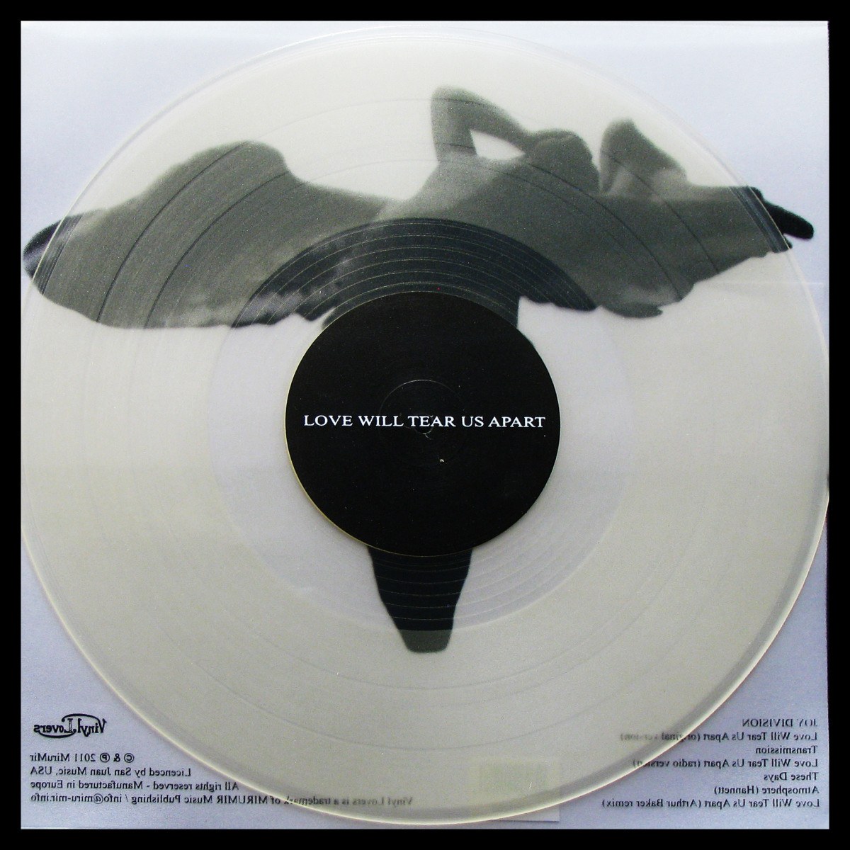 LP Joy Division — Love Will Tear Us Apart (coloured vinyl) фото