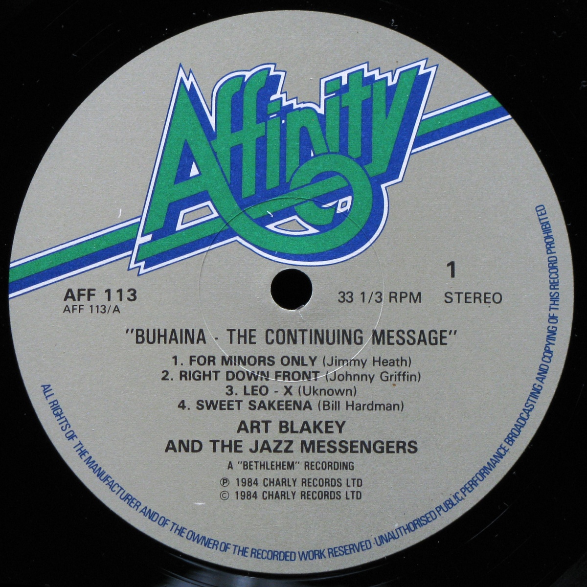 LP Art Blakey And The Jazz Messengers — Buhaina - The Continuing Message фото 2