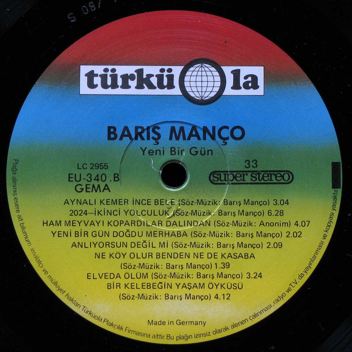 LP Baris Manco — Yeni Bir Gun фото 4