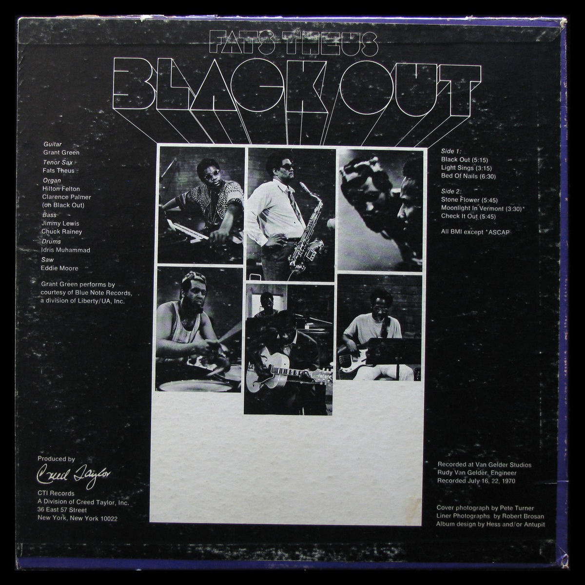 LP Fats Theus    — Black Out фото 2