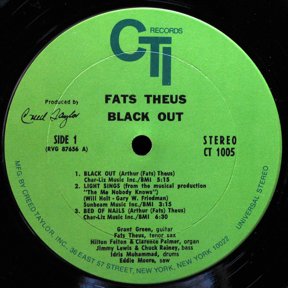 LP Fats Theus    — Black Out фото 3