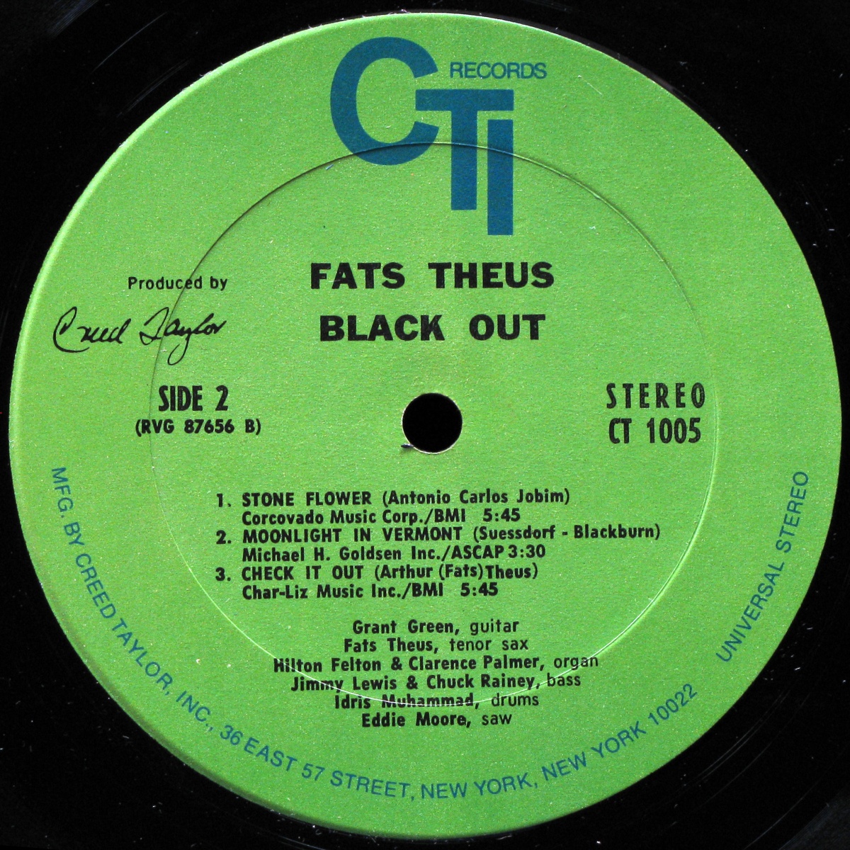 LP Fats Theus    — Black Out фото 4