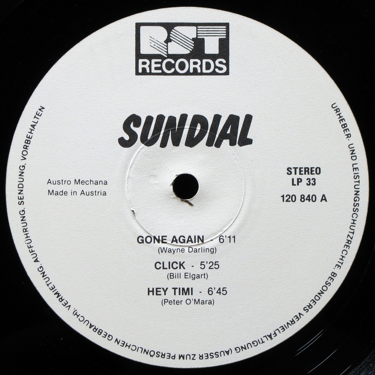 LP Bill Elgart / Wayne Darling / Peter O'Mara — Sun Dial фото 2