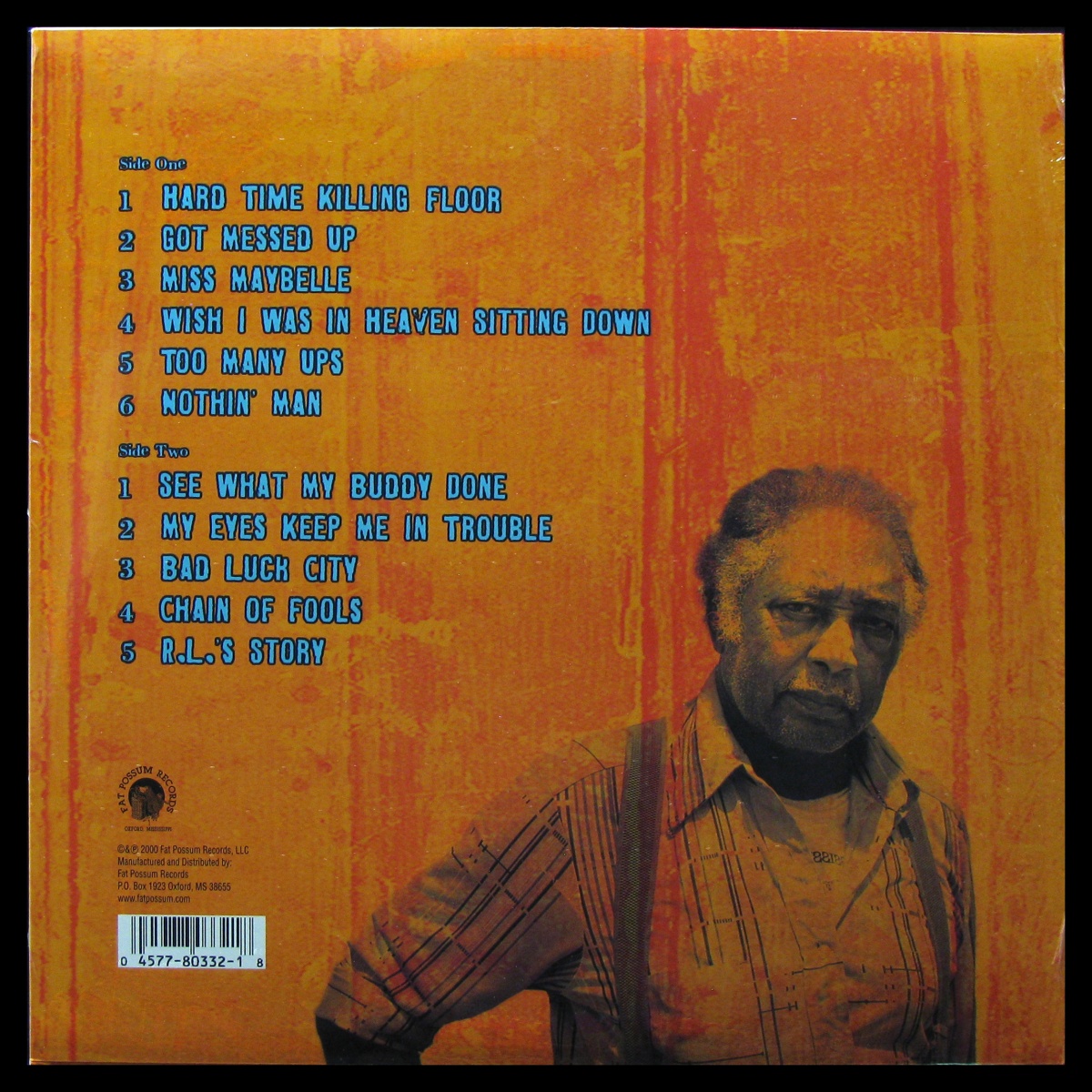 LP R.L.Burnside — Wish I was In Heaven Sitting Down фото 2