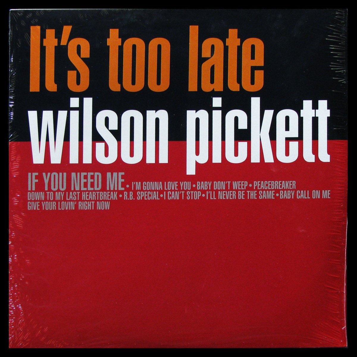 LP Wilson Pickett — It's Too Late фото