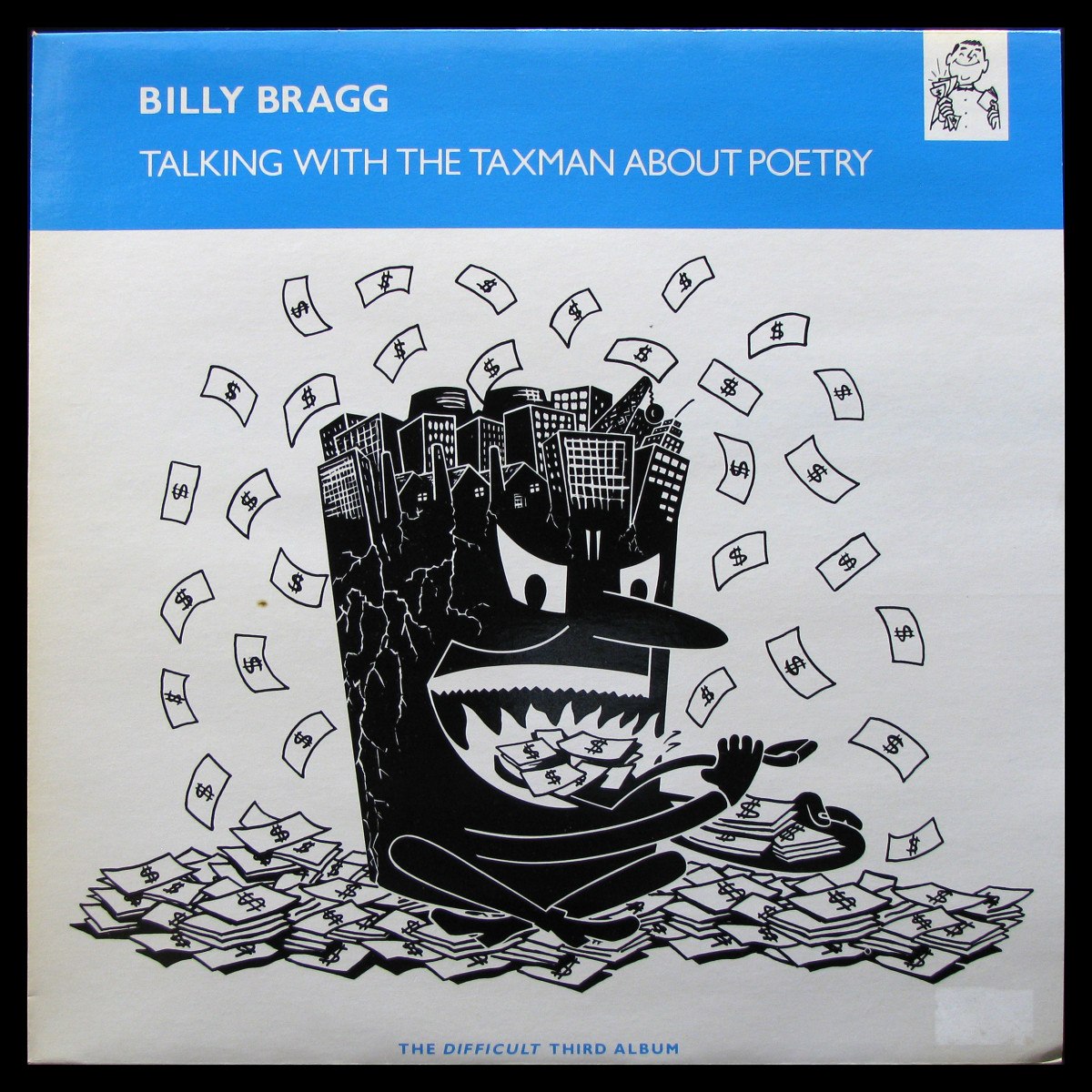 LP Billy Bragg — Talking With The Taxman About Poetry (coloured vinyl) фото