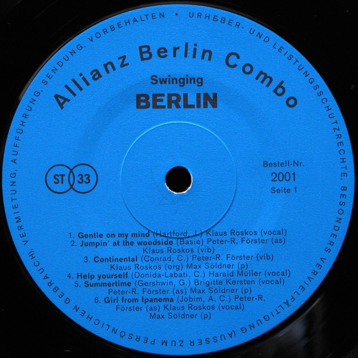 LP Allianz Berlin Combo — Swinging Berlin фото 2