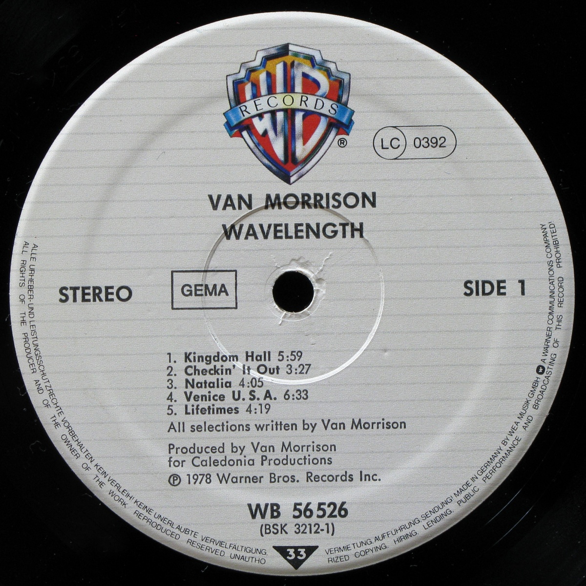 LP Van Morrison — Wavelength фото 2