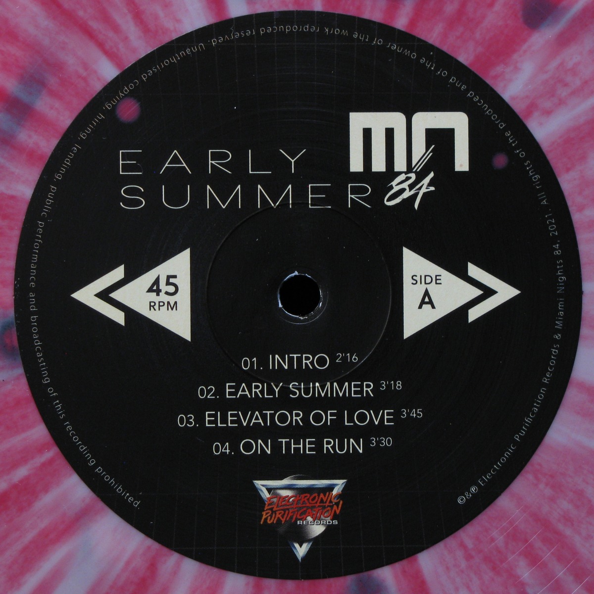 LP Miami Nights '84 — Early Summer (coloured vinyl) фото 4