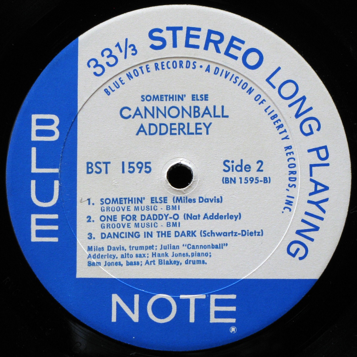 LP Cannonball Adderley — Somethin' Else фото 4