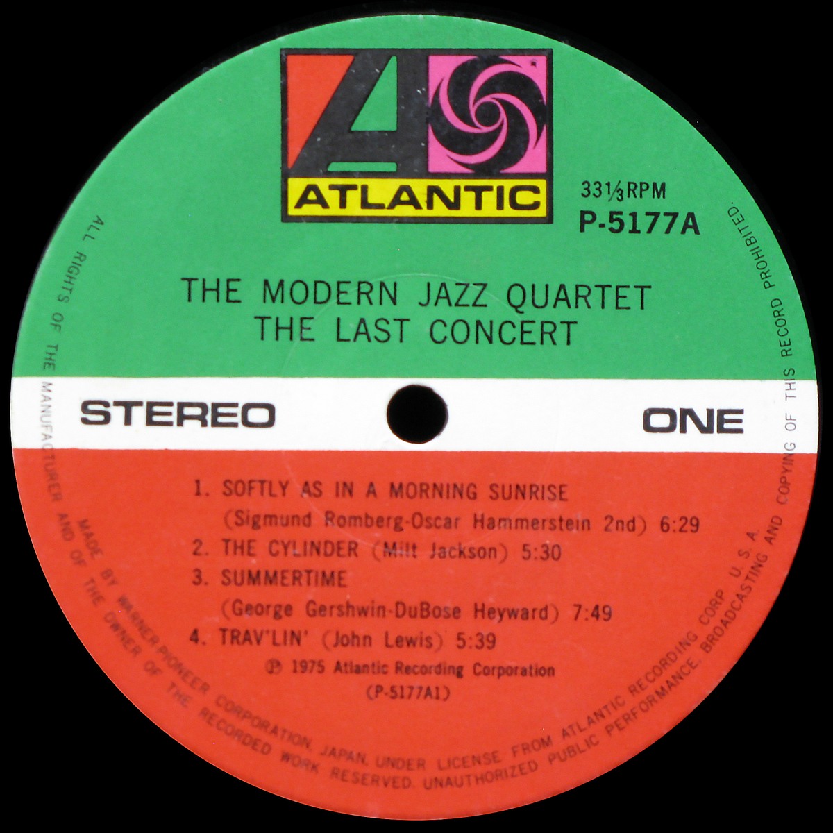 LP Modern Jazz Quartet — Last Concert (2LP) фото 2