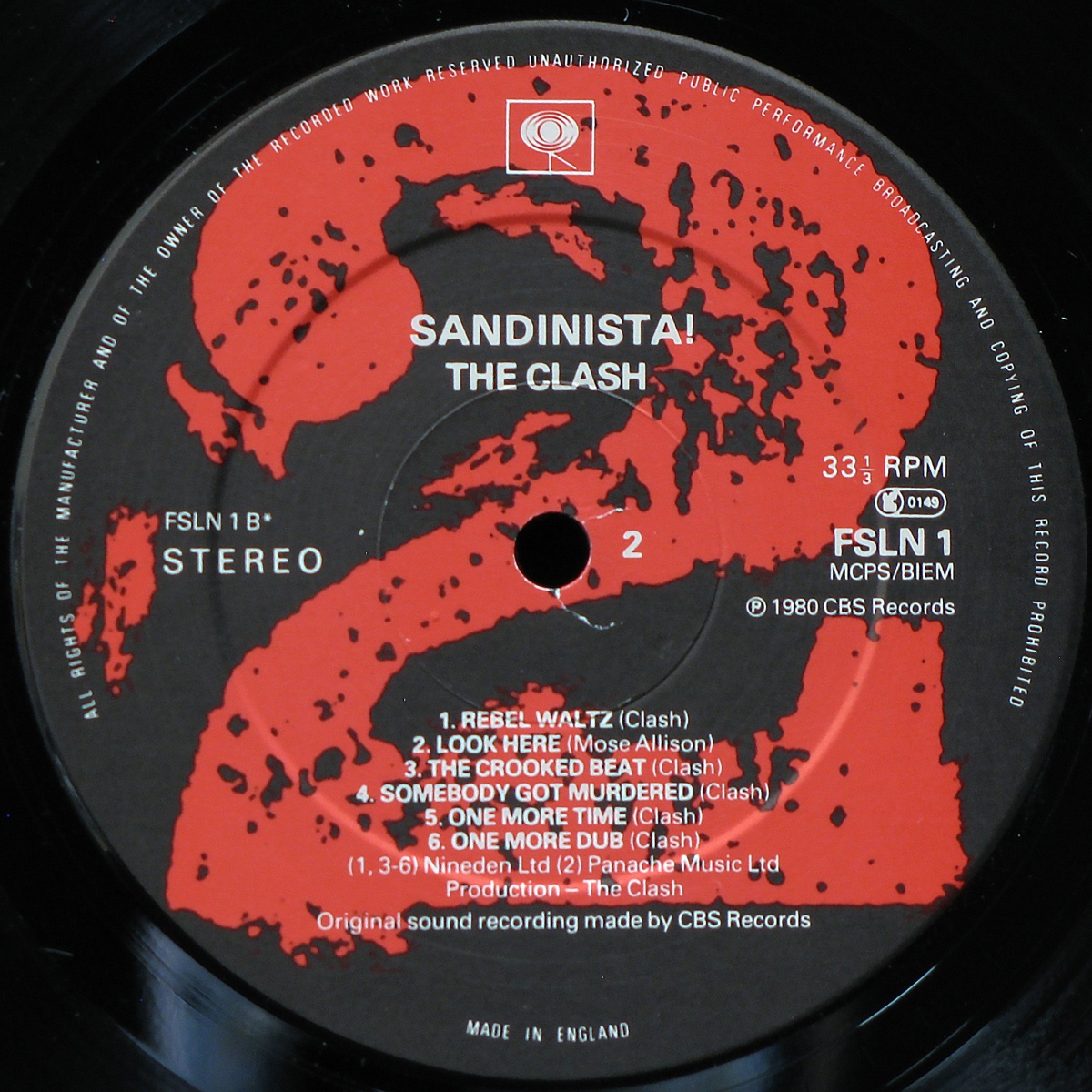 LP Clash — Sandinista! (3LP) фото 4