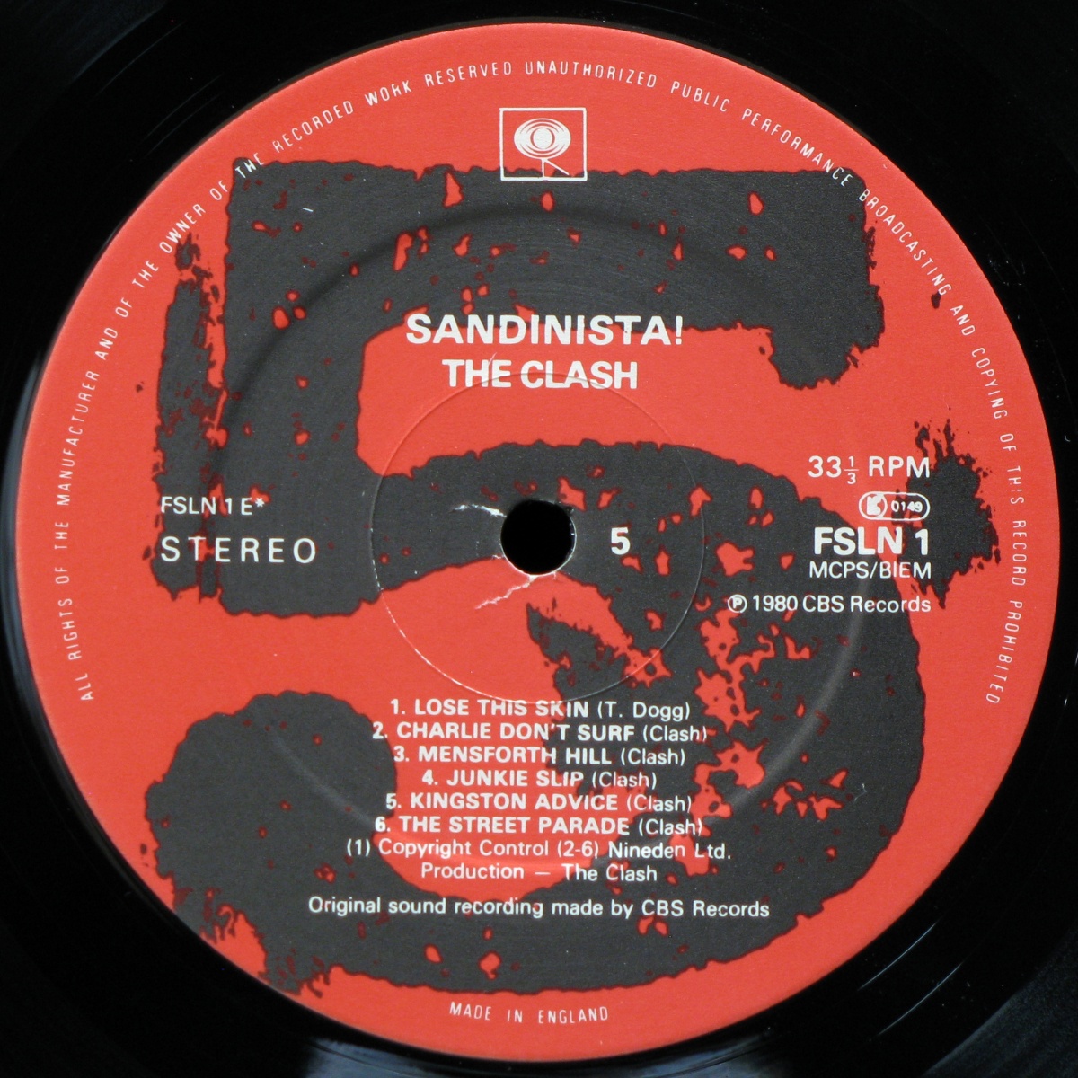 LP Clash — Sandinista! (3LP) фото 7