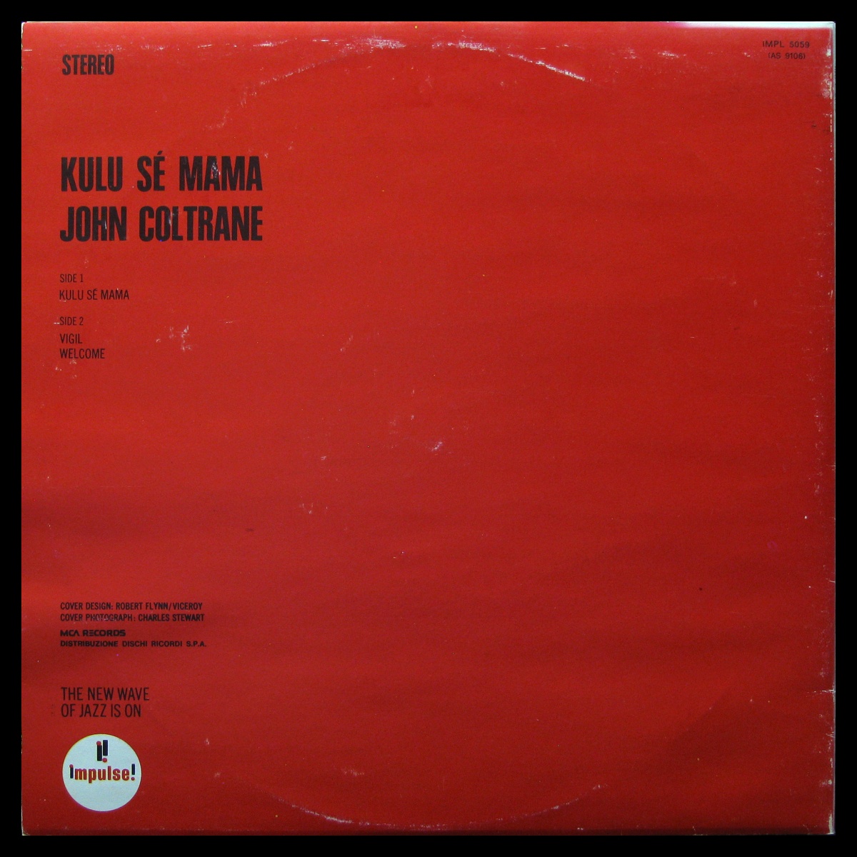 LP John Coltrane — Kulu Se Mama фото 2