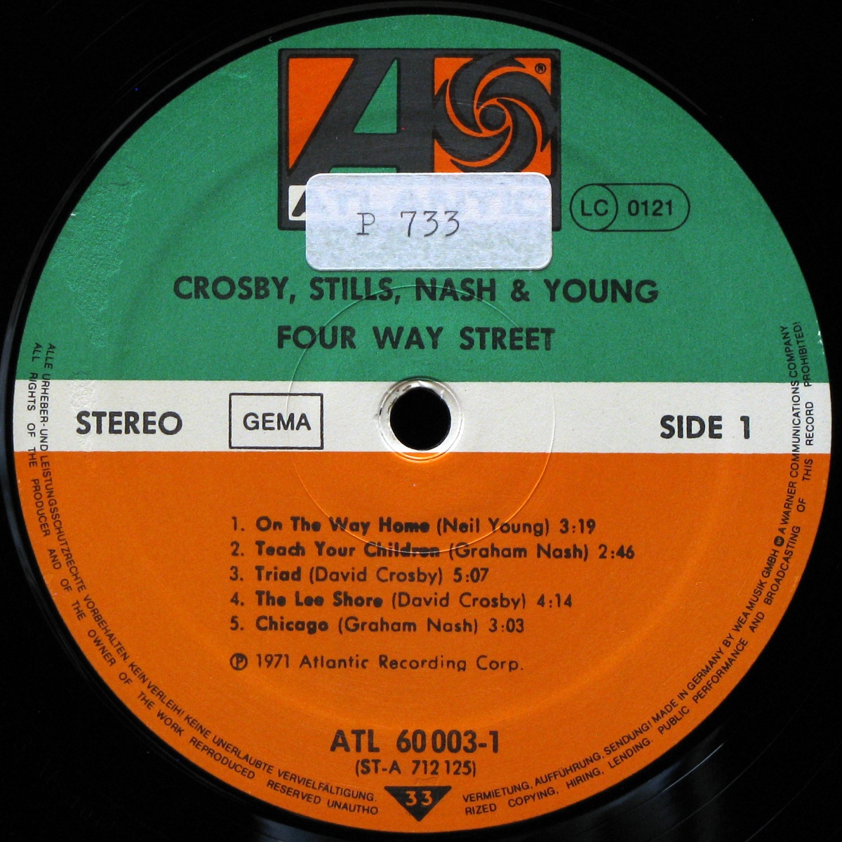 LP Crosby, Stills, Nash & Young — 4 Way Street (2LP) фото 2