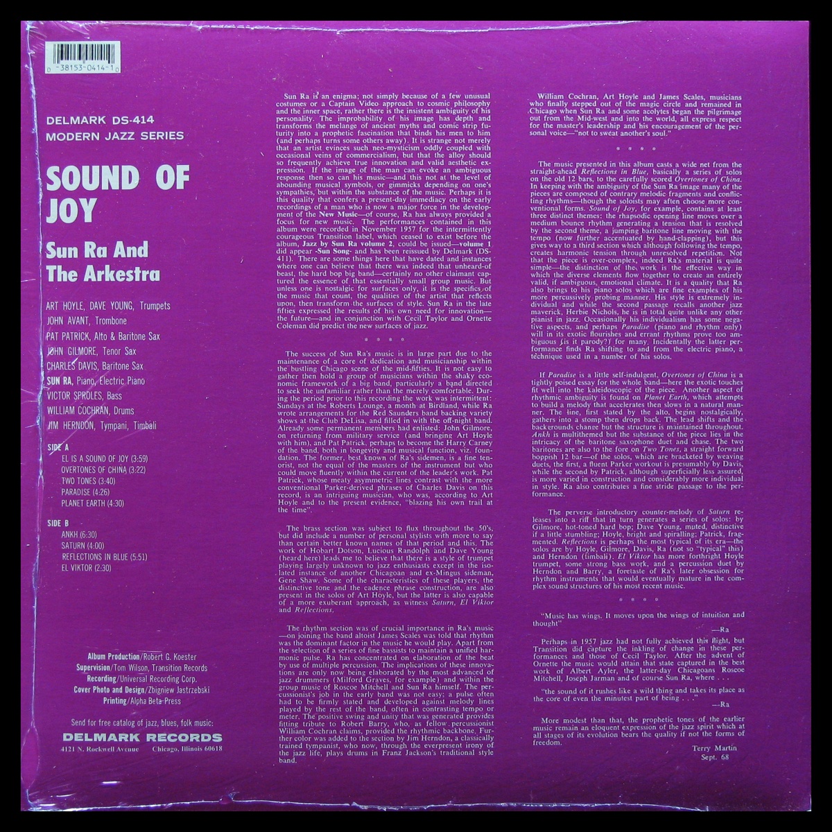 LP Sun Ra Arkestra — Sound Of Joy фото 2