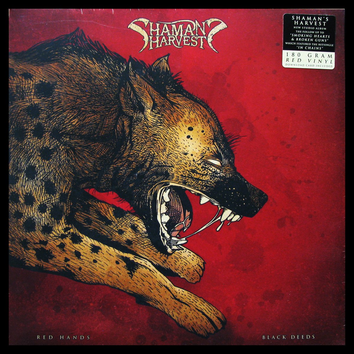 LP Shaman's Harvest — Red Hands Black Deeds (coloured vinyl) фото