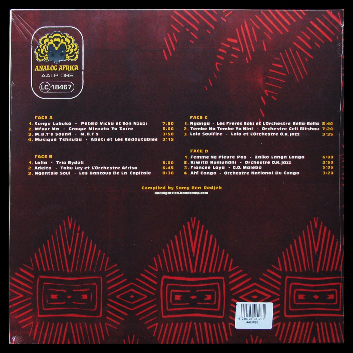 Пластинка V/A - Congo Funk! Sound Madness From The Shores Of The Mighty  Congo River (2LP), 2024, SS/SS, арт. 344803