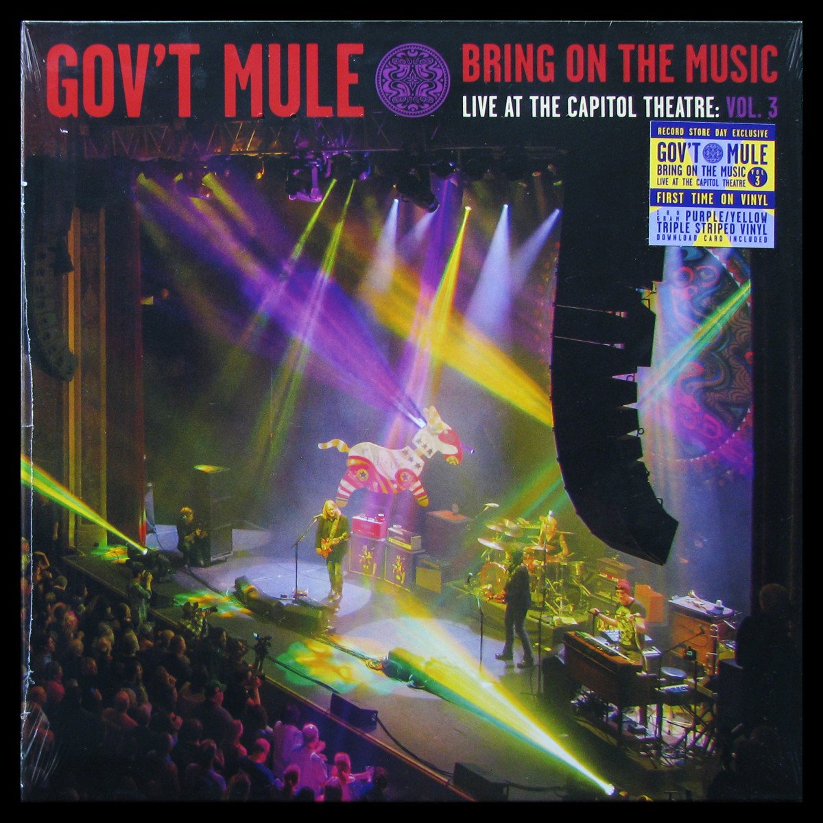 LP Gov't Mule — Bring On The Music / Live At The Capitol Theatre: Vol. 3 (coloured vinyl) фото