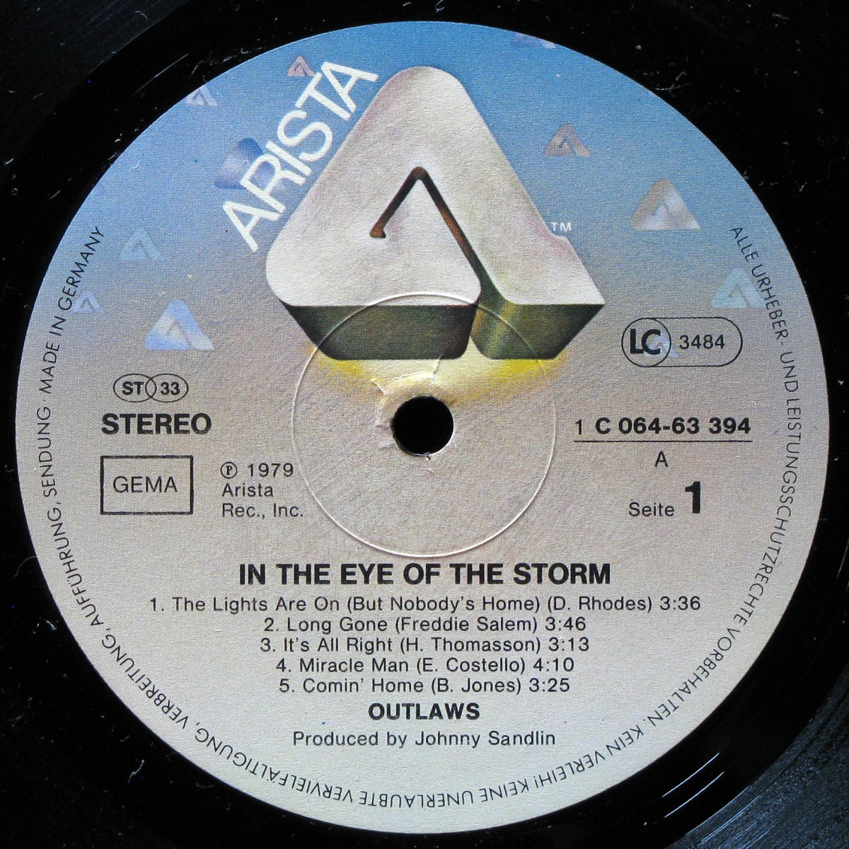 LP Outlaws — In The Eye Of The Storm фото 2