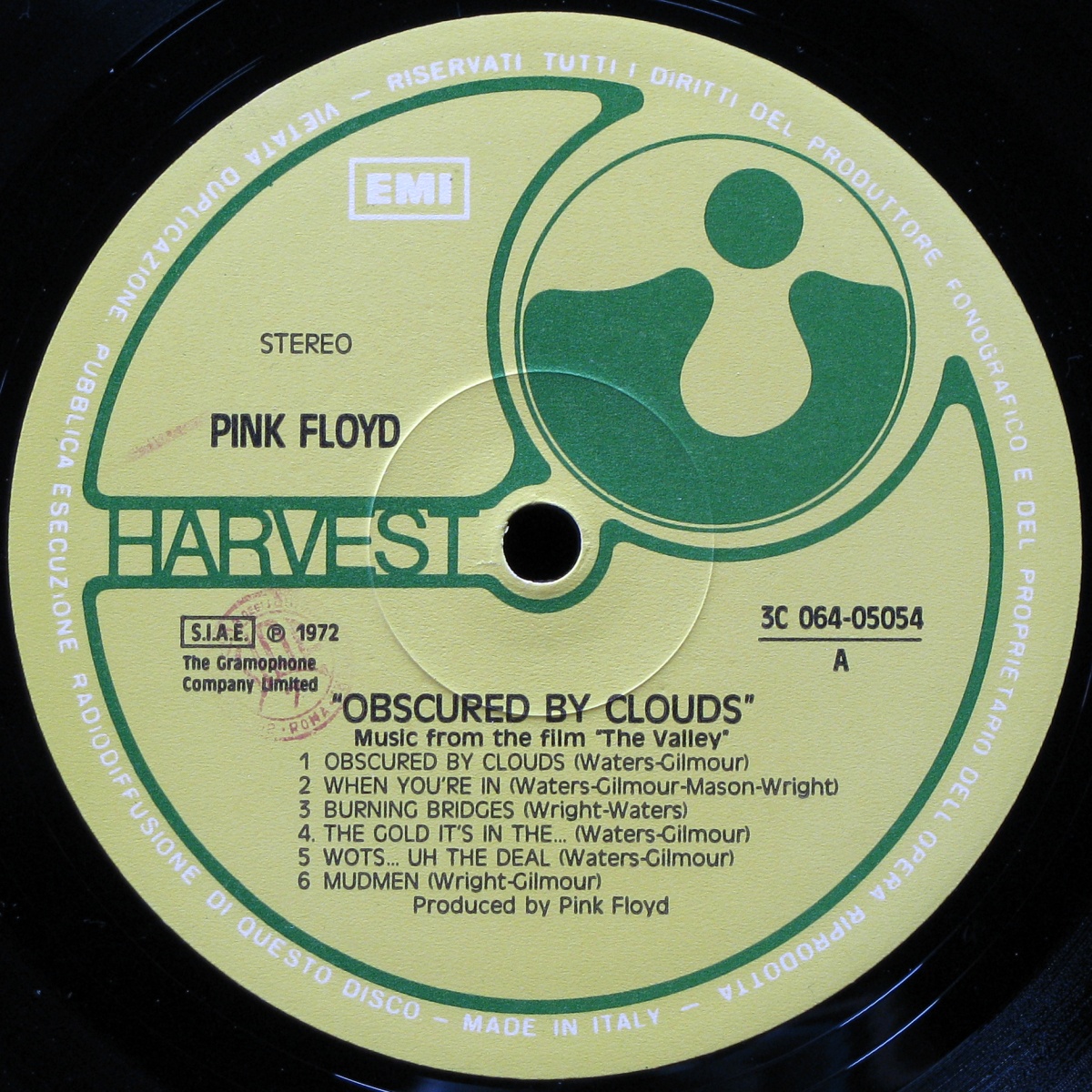 LP Pink Floyd — Obscured By Clouds фото 3