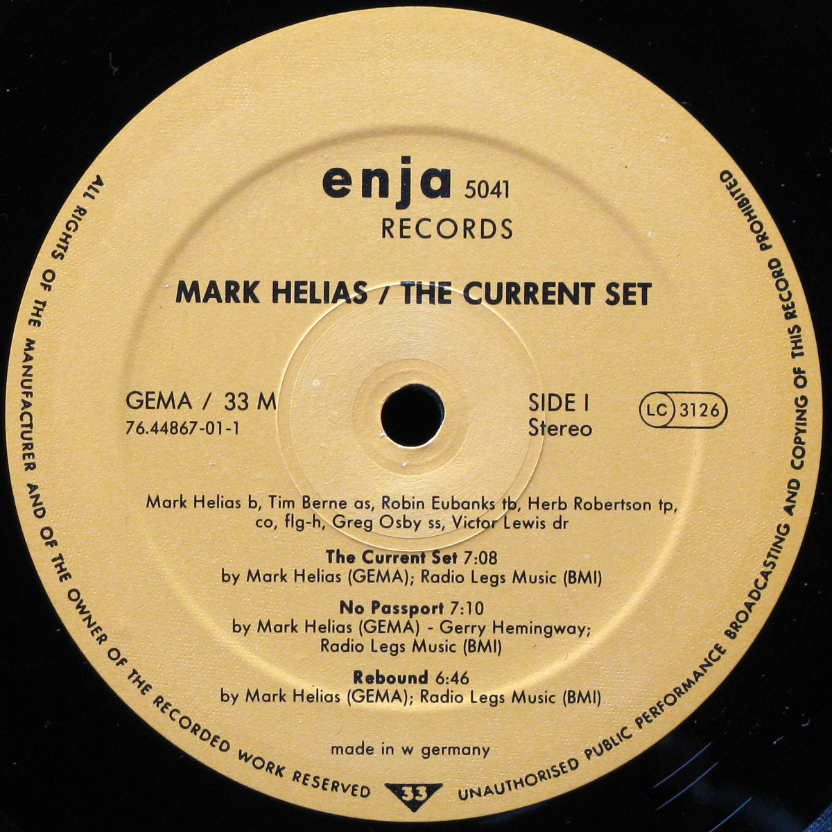 LP Mark Helias — Current Set фото 2