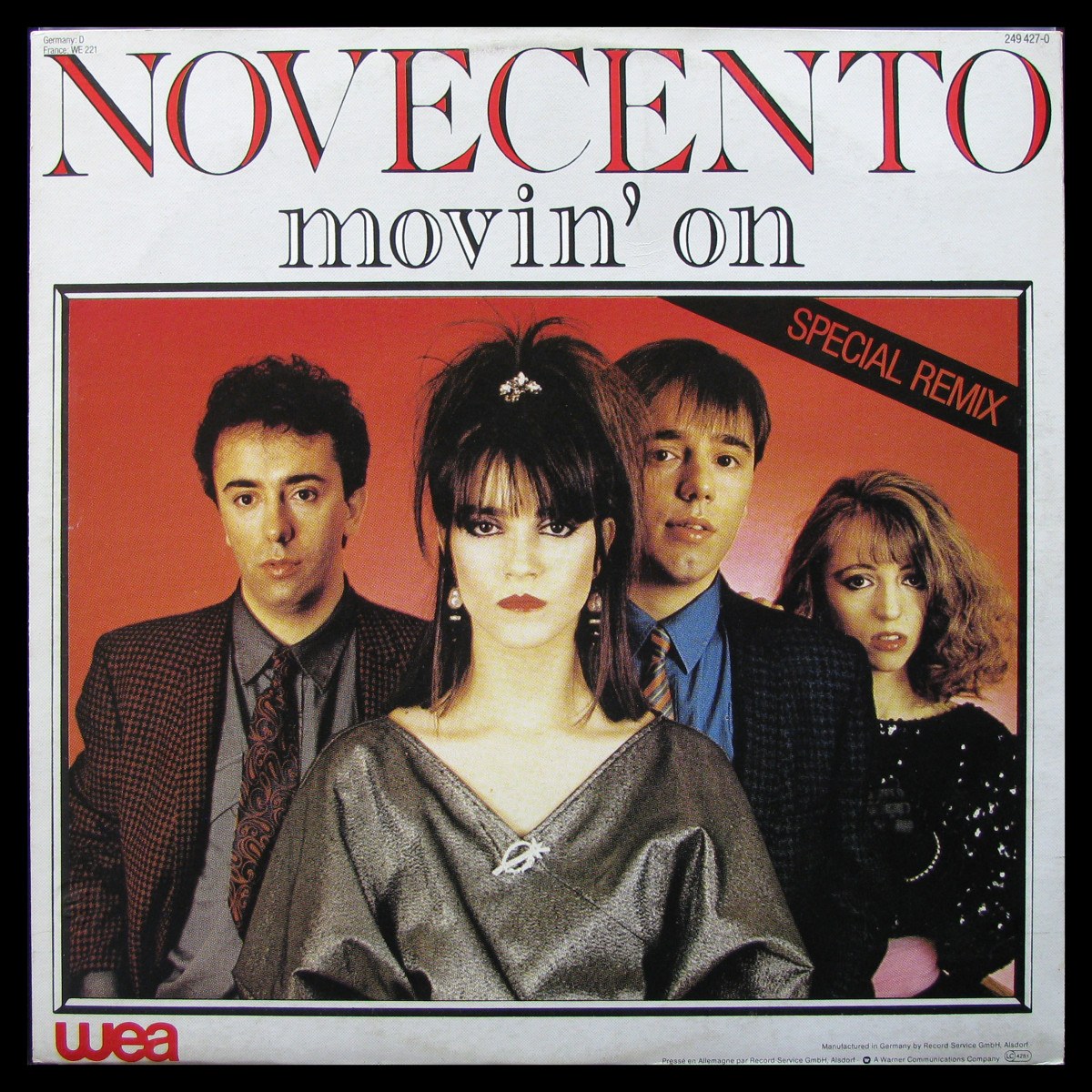 LP Novecento — Movin' On (maxi) фото