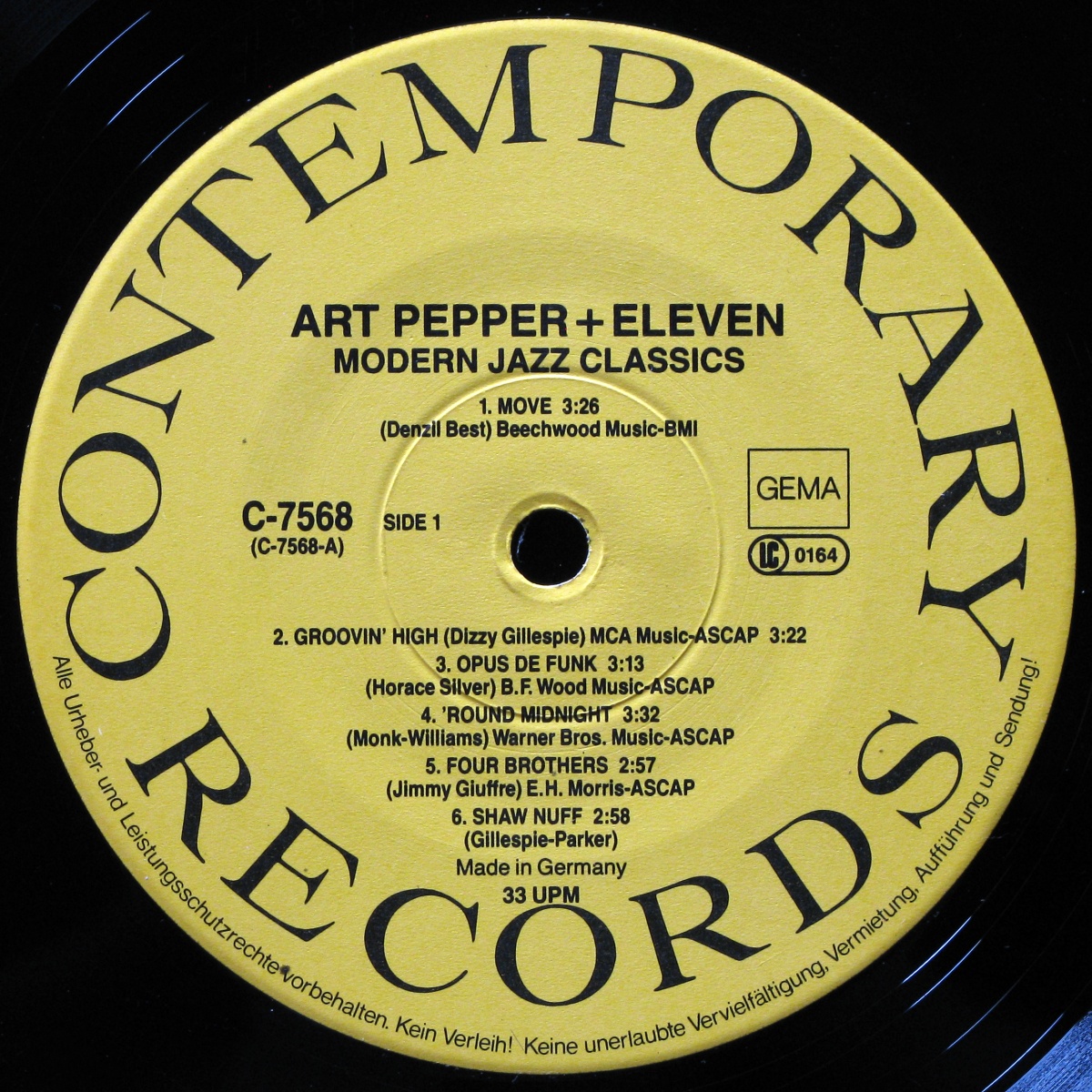 LP Art Pepper — Art Pepper + Eleven фото 2