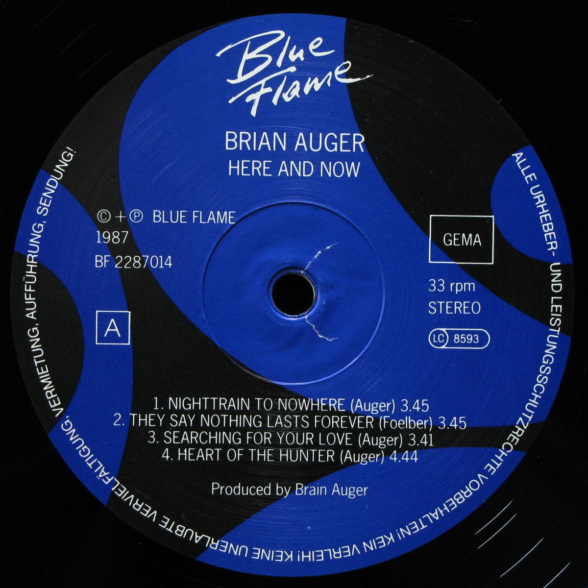 LP Brian Auger — Here And Now фото 2