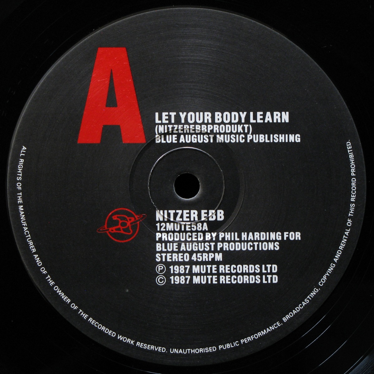 LP Nitzer Ebb  — Let Your Body Learn (maxi) фото 3