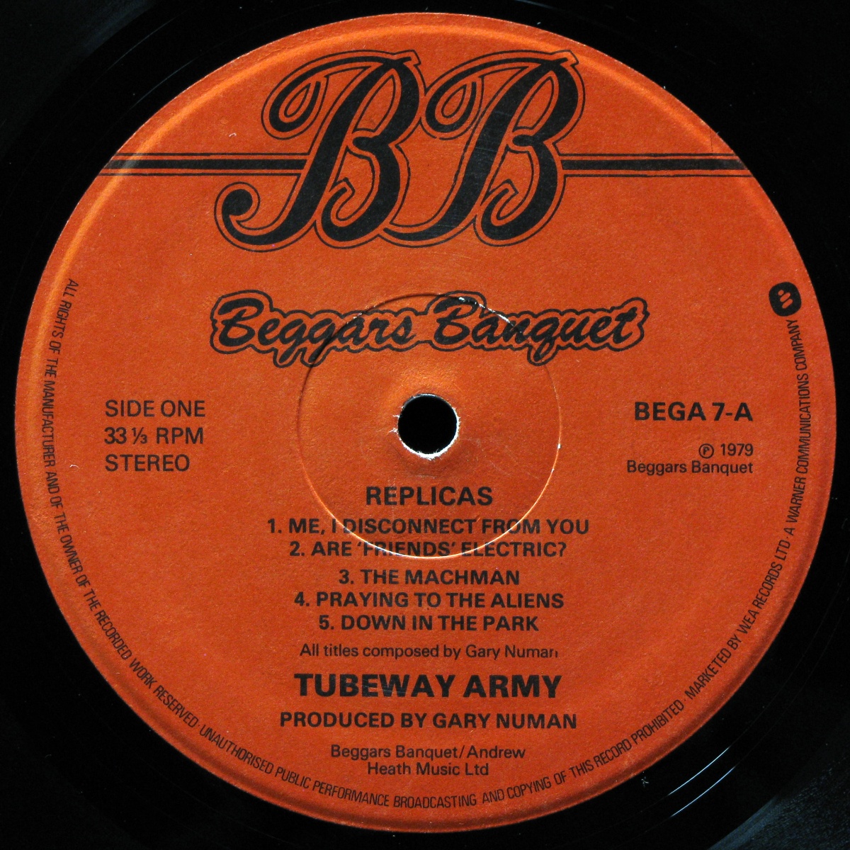 LP Tubeway Army — Replicas фото 3