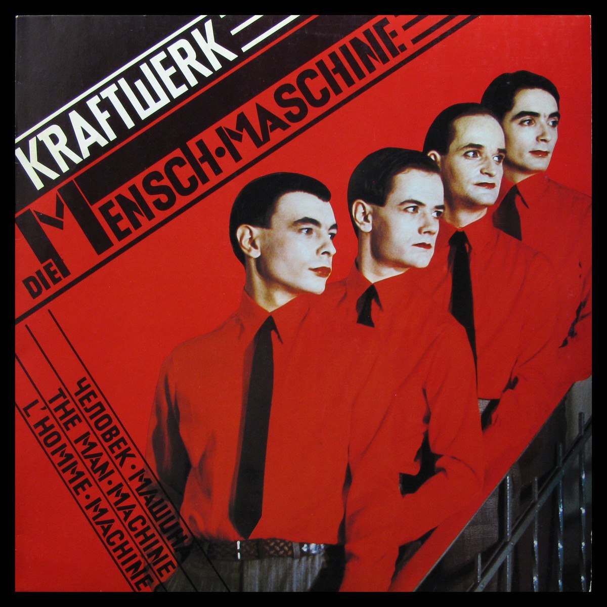 LP Kraftwerk — Die Mensch-Maschine фото