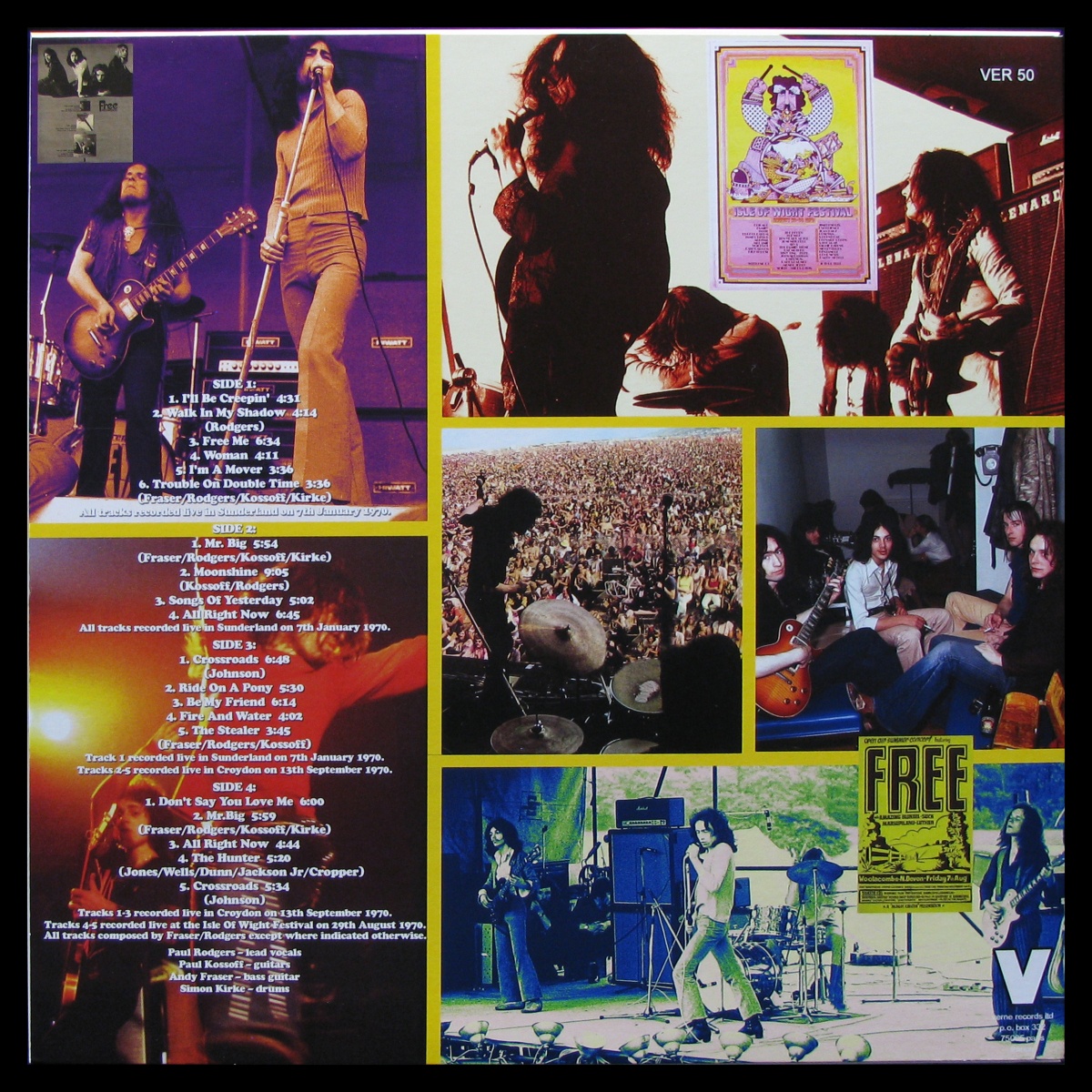 LP Free — In Concert 1970 (2LP) фото 2