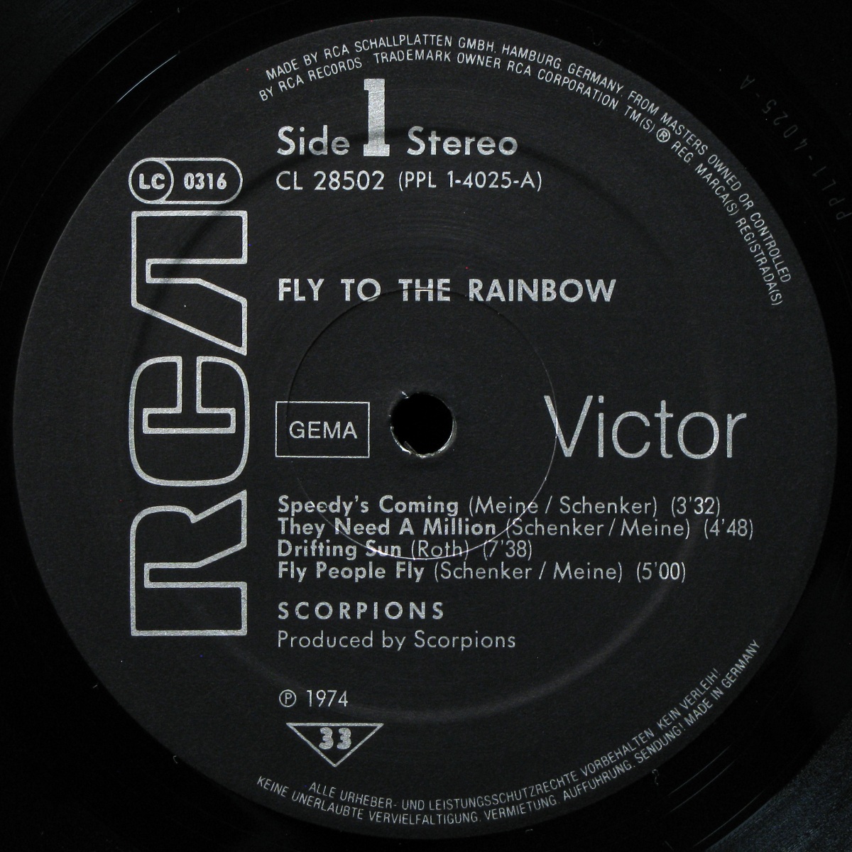 LP Scorpions — Fly To The Rainbow фото 3