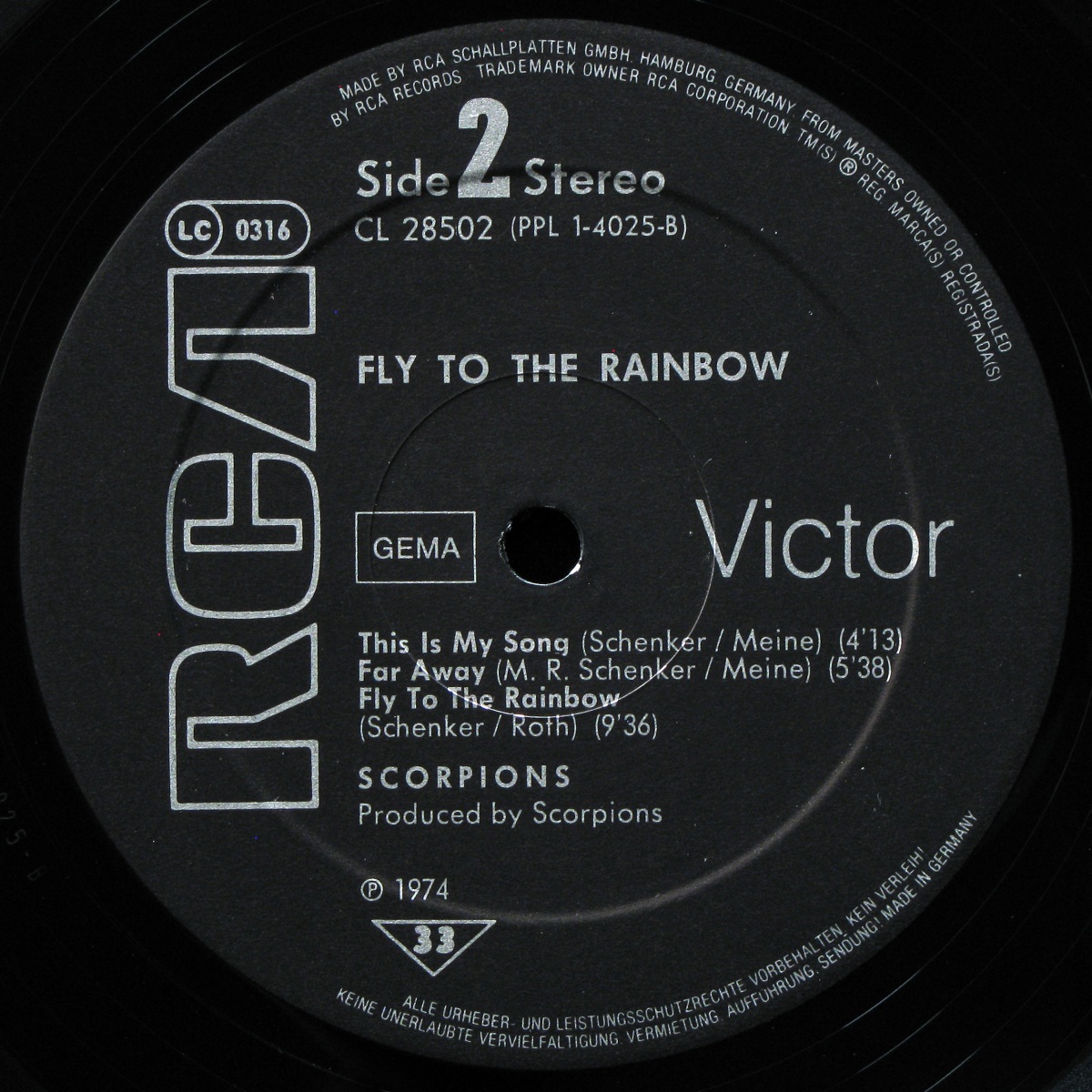 LP Scorpions — Fly To The Rainbow фото 4