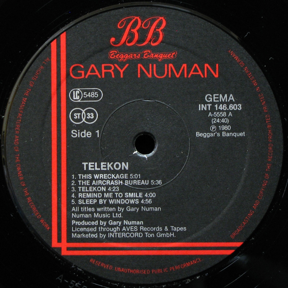 LP Gary Numan — Telekon фото 2