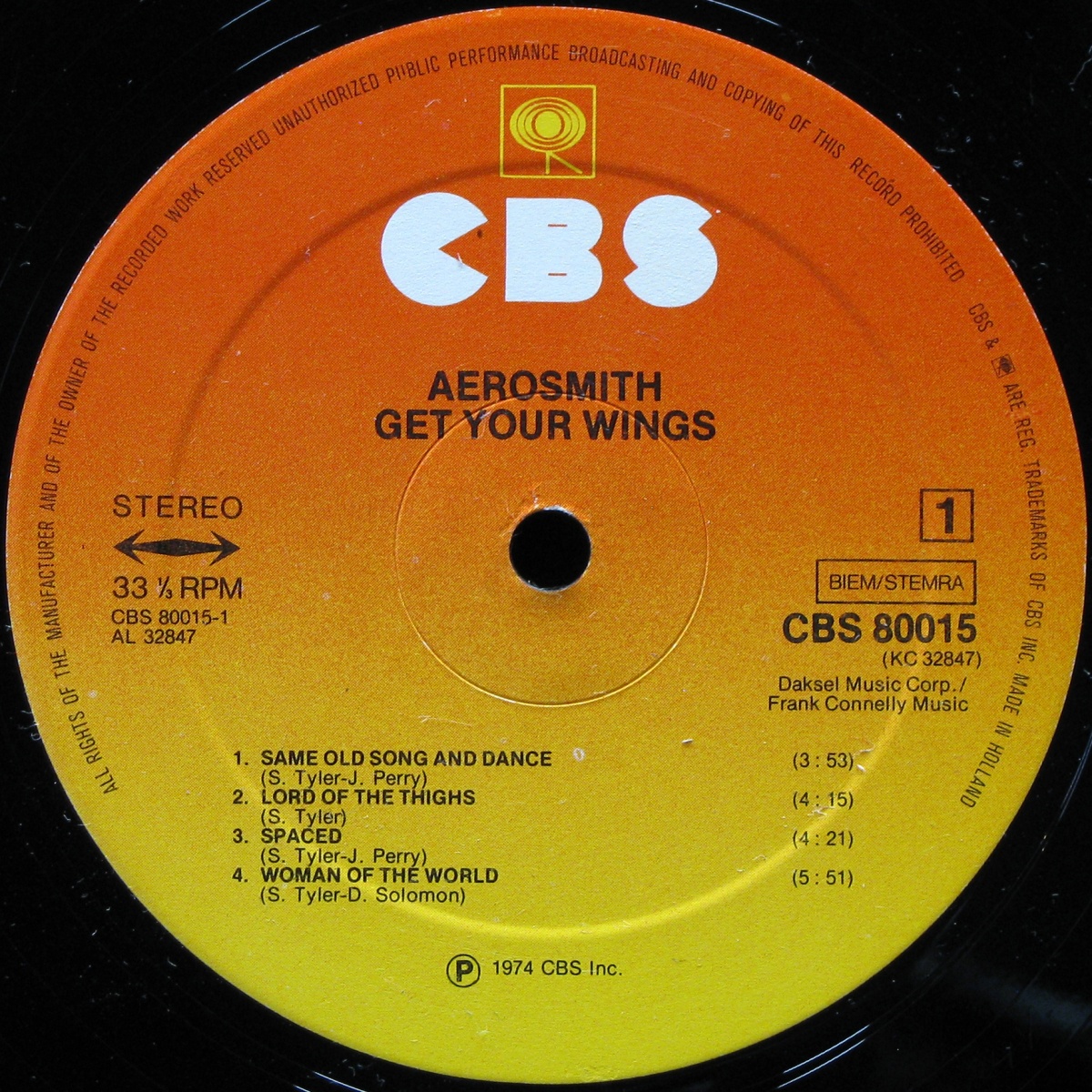 LP Aerosmith — Get Your Wings фото 3