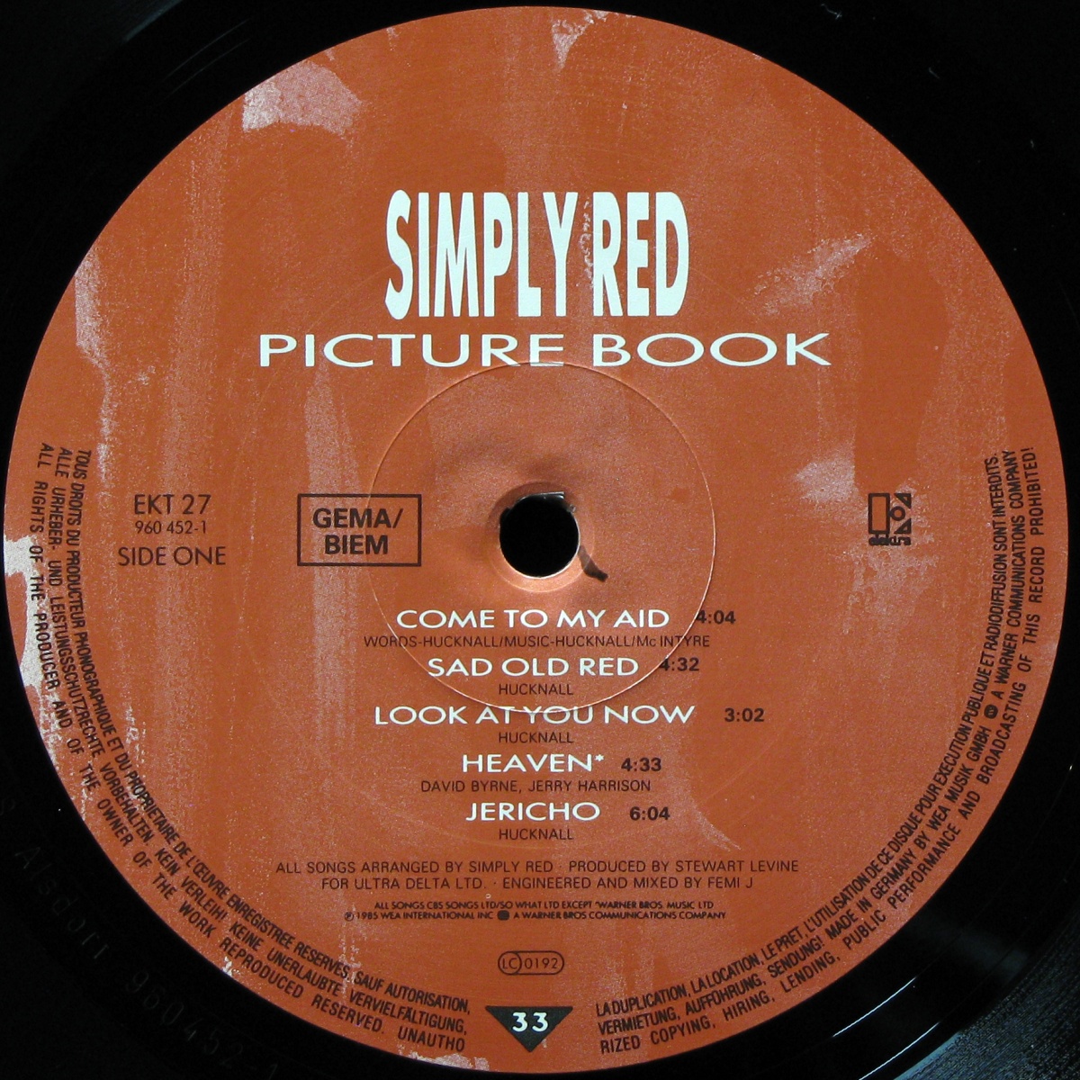 LP Simply Red — Picture Book фото 2