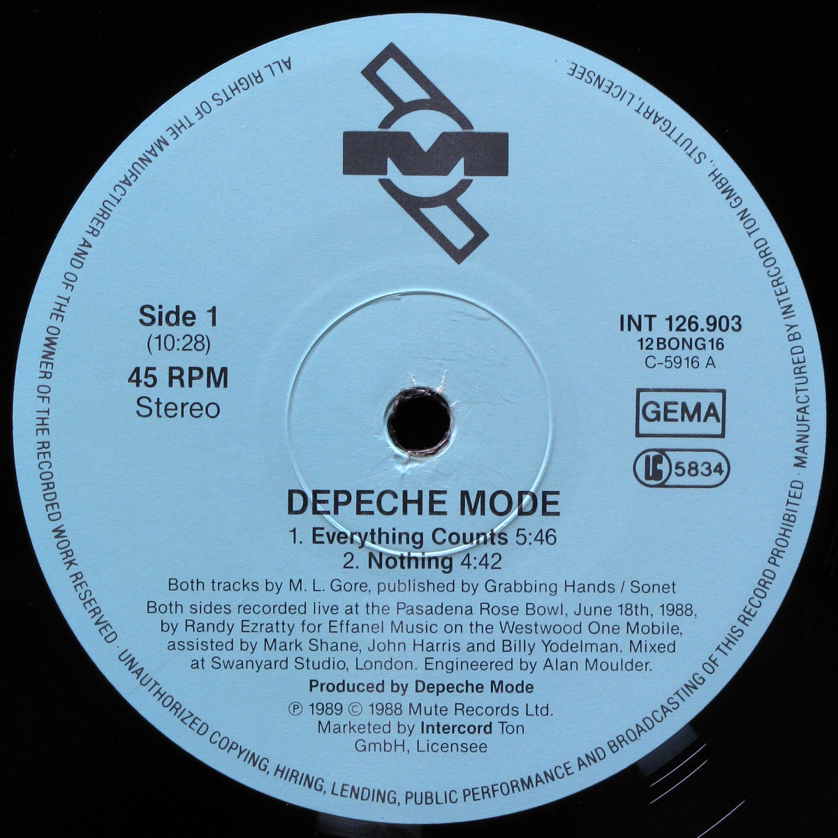 LP Depeche Mode — Everything Counts (maxi) фото 3