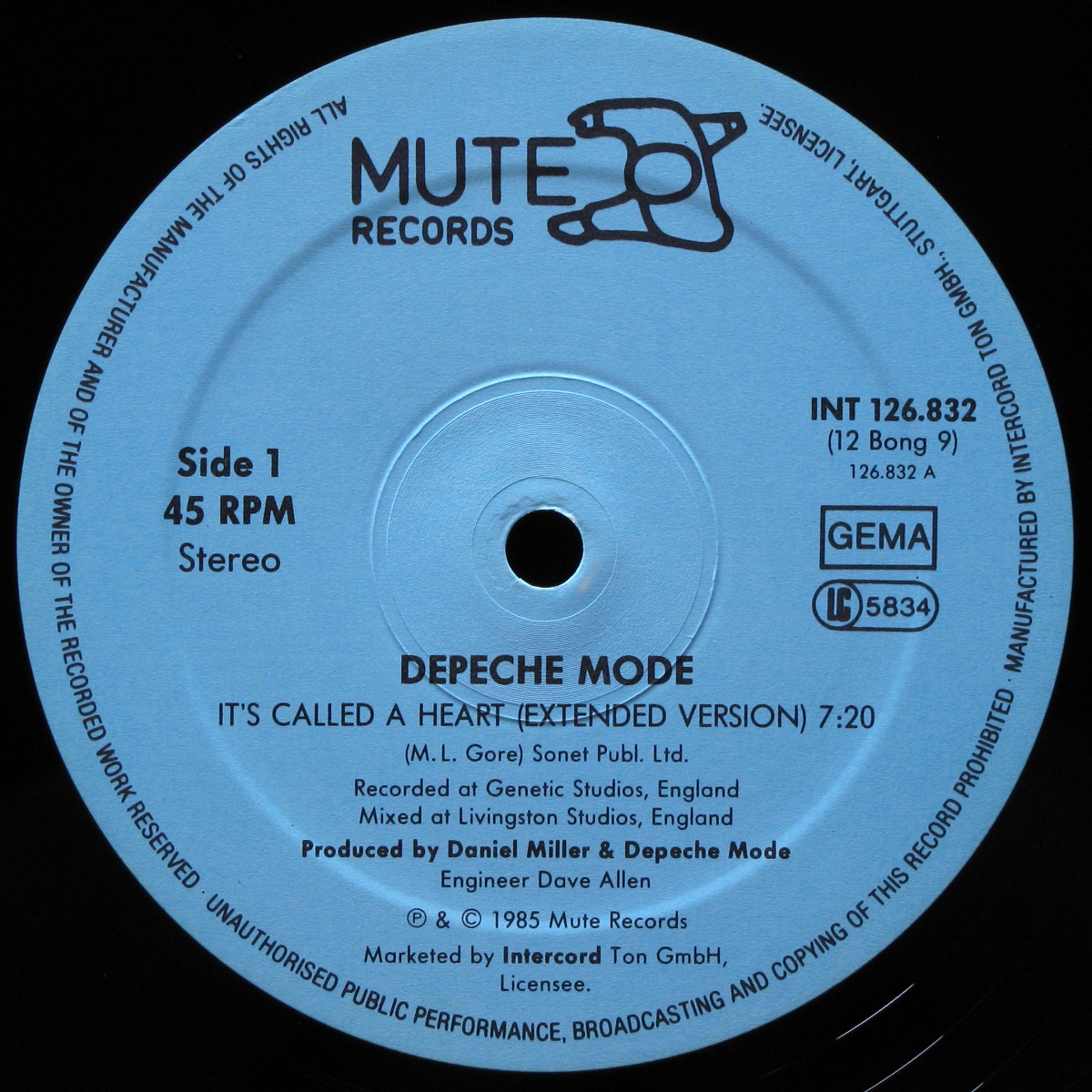 LP Depeche Mode — It's Called A Heart (Extended) (maxi) фото 3