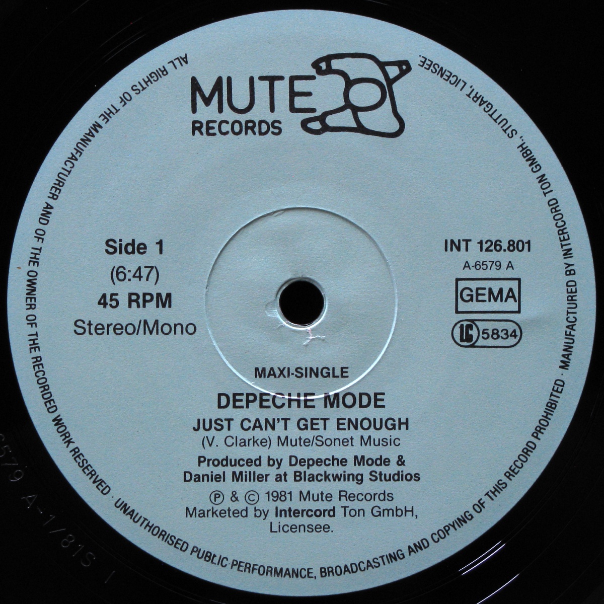 LP Depeche Mode — Just Can't Get Enough (maxi) фото 3