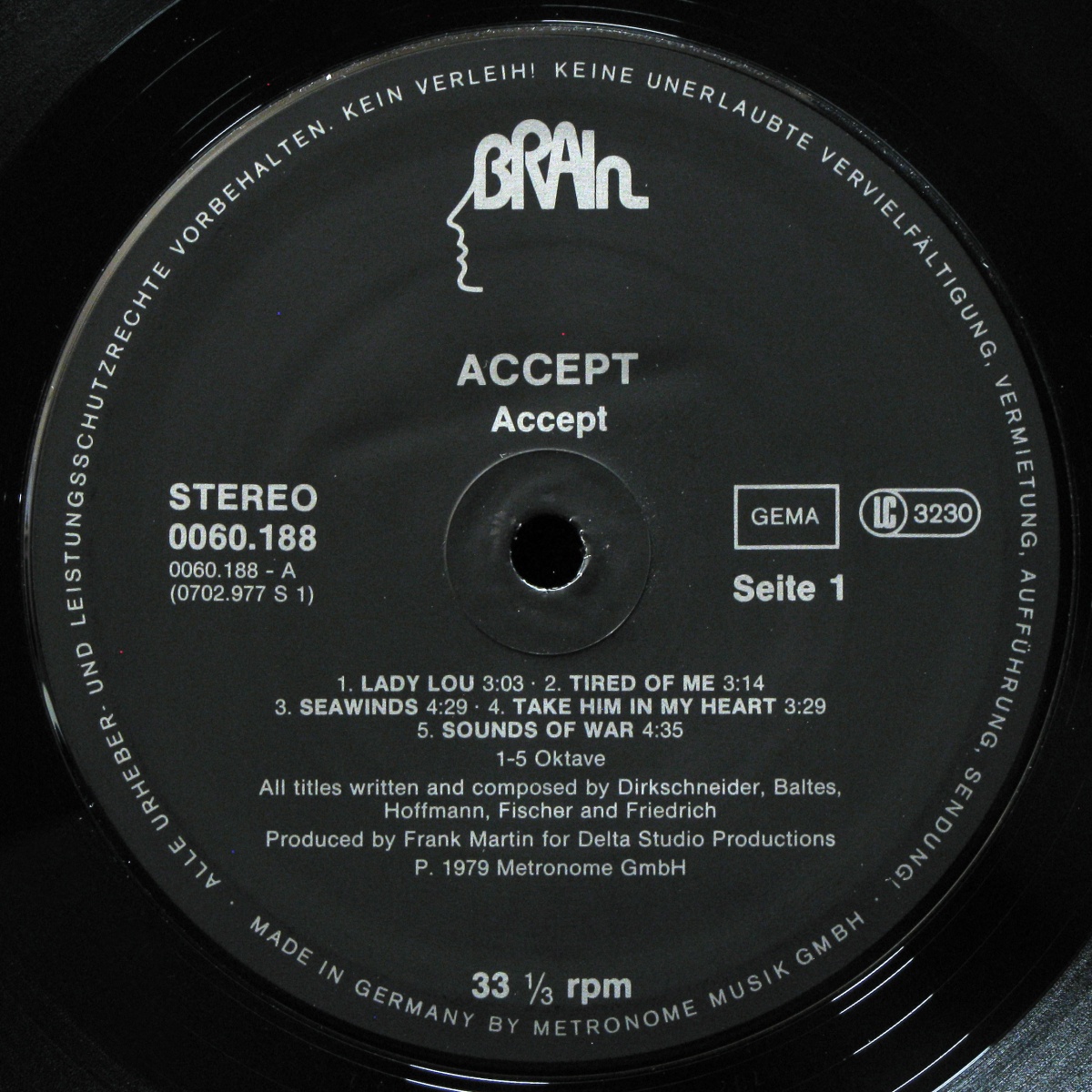 LP Accept — Accept фото 3