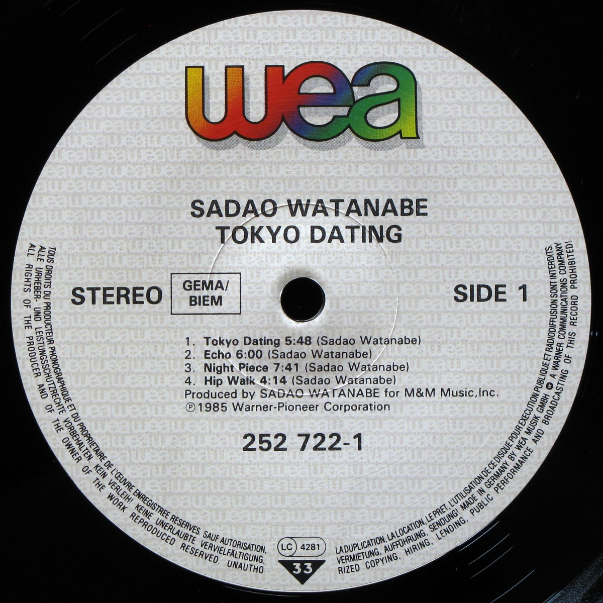 LP Sadao Watanabe — Tokyo Dating фото 2