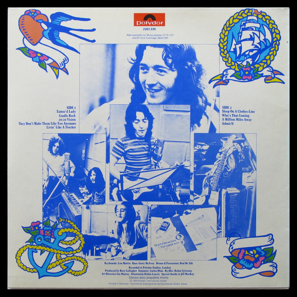 LP Rory Gallagher — Tattoo фото 3