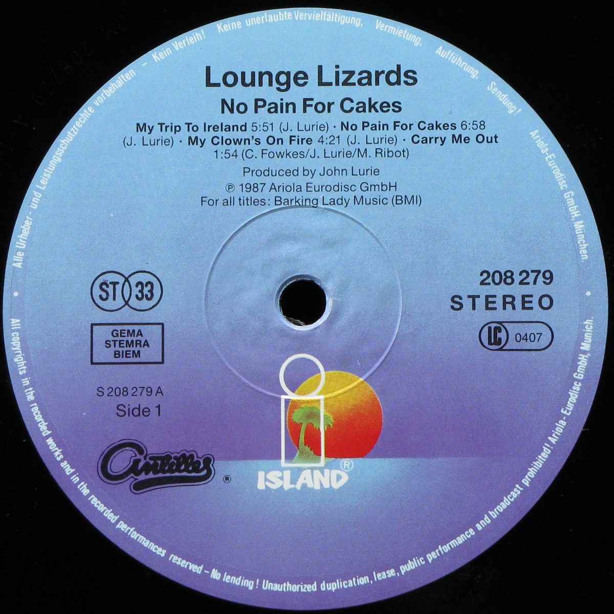 LP Lounge Lizards — No Pain For Cakes (+ obi) фото 3