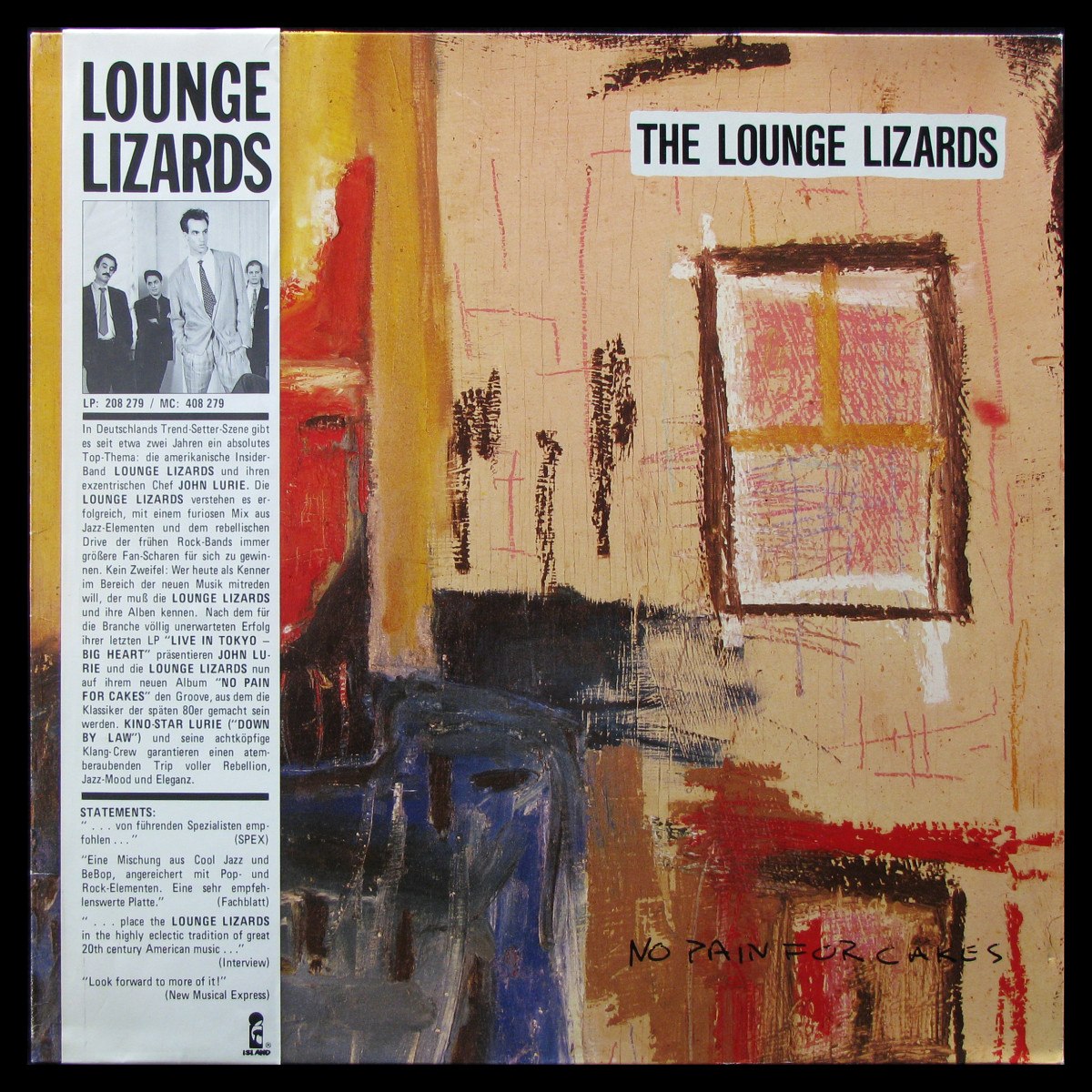 LP Lounge Lizards — No Pain For Cakes (+ obi) фото